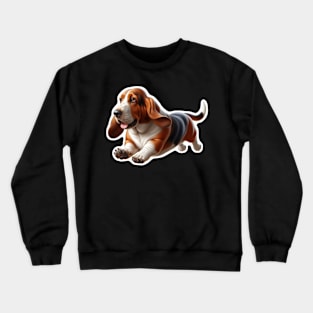 Basset Hound Crewneck Sweatshirt